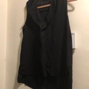 Black tank blouse